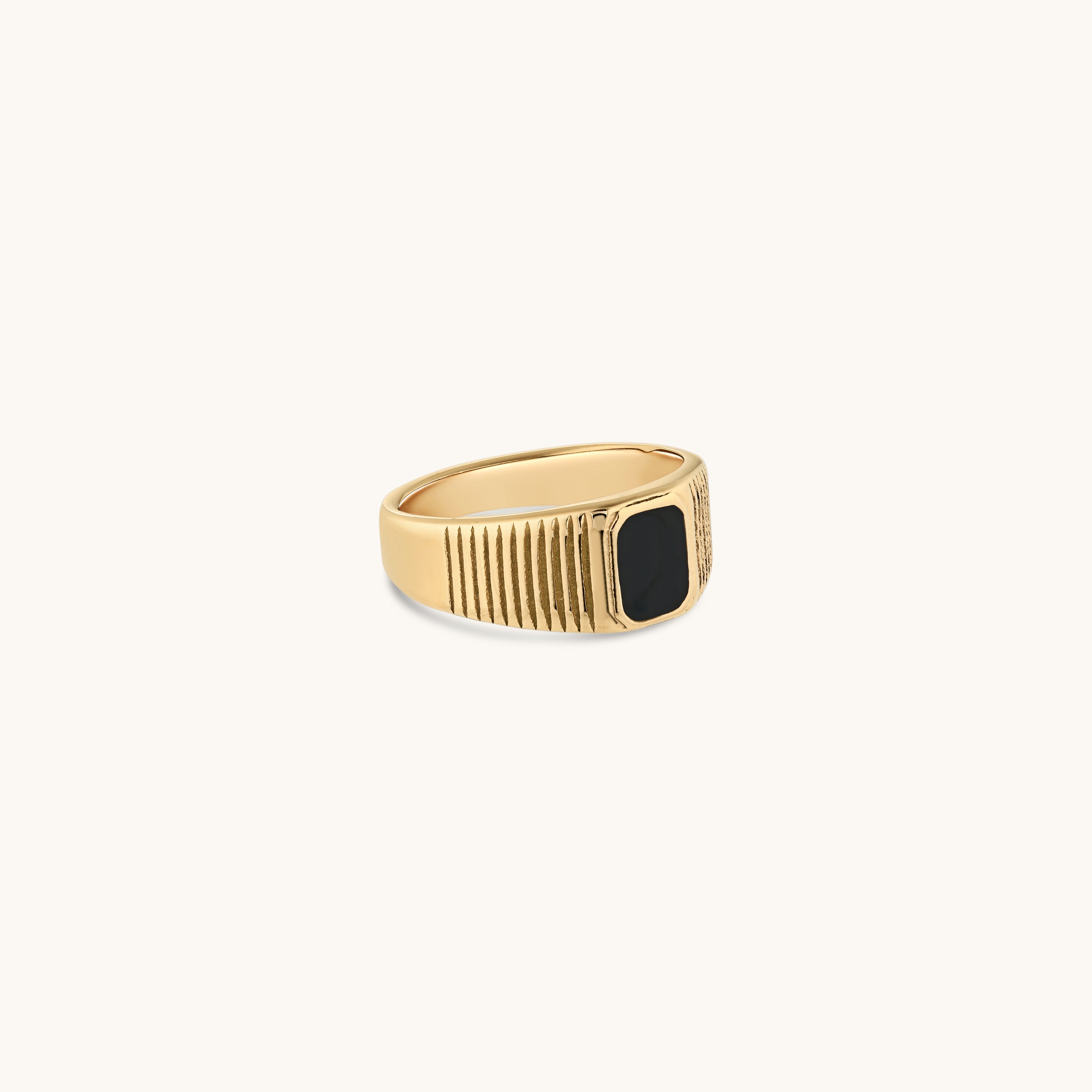 Sami Ring — Square-Stone Vintage Signet Band | NÜR – NÜR